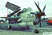XL476 @ EGKB - Fairey Gannet AEW.3 [F.9445] (Royal Navy) Biggin Hill~G 21/05/1972. From a slide. - by Ray Barber