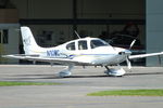 N10MC @ EGBJ - visitor at Staverton - by Chris Hall