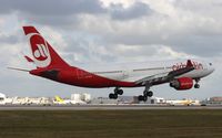 D-ALPF @ MIA - Air Berlin A330-200 - by Florida Metal