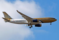 A9C-KE @ EGLL - Airbus A330-243 [334] (Gulf Air) Home~G 17/07/2014. On approach 27L.