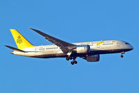 V8-DLB @ EGLL - Boeing 787-8 Dreamliner [34786] (Royal Brunei Airlines) Home~G 17/07/2014. On approach 27L.