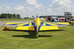 G-TWOO @ EGBR - Extra EA-300-200 at The Real Aeroplane Club's Biplane and Open Cockpit Fly-In, Breighton Airfield, June 1st 2014. - by Malcolm Clarke