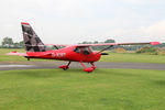 G-KIRT @ EGBR - Glasair GlaStar at The Fly-In & Vintage Air Race, The Real Aeroplane Company, Breighton Airfield, July 2014. - by Malcolm Clarke