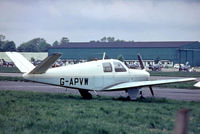 G-APVW @ EGKB - Beech 35 Bonanza [D-1168] Biggin Hill~G 18/05/1969. From a slide. - by Ray Barber