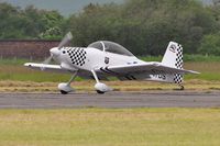 G-VFDS @ EGFP - Raven 2 of Team Raven 5-ship formation aerobatic display team. - by Roger Winser