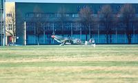MJ730 - At Rolls Royce Leaveden Aerodrome. Taking part in Queen's fly Past September 1990 - by Dave Sharples