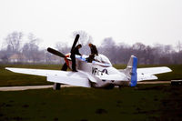 N51KF - Sunny V111 at Leavesden Aerodrome 1990. - by Dave Sharples