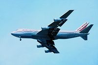 VT-EBN @ EGLL - Boeing 747-237B [20459] (Air India) Home~G 25/08/1974. On approach 28R date approximate. From a slide. - by Ray Barber