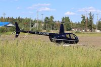 C-GOUW - On standby for forest fire detail in Zama City, Alberta - by Guy Pambrun