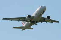 F-GUGP @ LFRB - Airbus A318-111, Take off rwy 07R, Brest-Guipavas Airport (LFRB-BES) - by Yves-Q