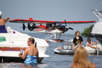 N859DS - Streich's Beach south of Oshkosh, WI on lake Winnebago.  During EAA 8-22-2014 - by Dustin J Collett