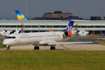 OY-KFG @ EGCC - SAS Scandinavian - by Chris Hall