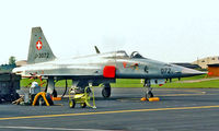 J-3072 @ EGUN - Northrop F-5E Tiger II [L1072] (Swiss Air Force) RAF Mildenhall~G 26/05/1996 - by Ray Barber