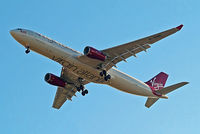G-VINE @ EGLL - Airbus A330-343 [1231] (Virgin Atlantic) Home~G 03/07/2014. On approach 27R.
