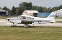 N55771 @ KOSH - Piper PA-28-180 - by Mark Pasqualino
