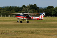 G-BFIE @ EGKH - LANDING AT HEADCORN - by Jeff Sexton