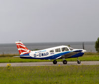 G-OWAP @ EGEO - On Runway 19 Oban Airport. - by Jonathan Allen