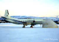 XS597 @ ENDU - Scanned from a print, pictured on a frozen ramp at RNoAF Bardufoss, North Norway in March '80. - by Clive Pattle