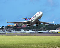 N395AJ @ TNCM - N395AJ - by Daniel Jef