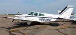 N6849Q @ KPKD - Beech 95-B55 Baron on the ramp in Park Rapids, MN. - by Kreg Anderson