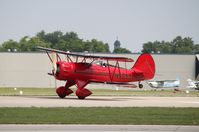 N5553 @ KOSH - Waco YMF-F5C - by Mark Pasqualino