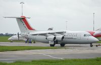 EI-RJU @ EGSH - Under tow at Norwich. - by Graham Reeve