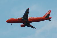 G-EZUI @ EGCC - Easyjet Airbus A320-214 G-EZUI on approach to Manchester Airport. - by David Burrell