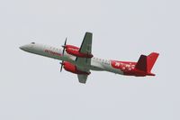 D-AOLB @ LFBO - Saab 2000 - OLT  Express Germany, Take-off Rwy 32L, Toulouse Blagnac Airport (LFBO-TLS) - by Yves-Q