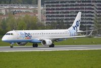 G-FBEH @ LOWI - last ever take-off of an Embraer ERJ-195 of FlyBe