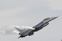 J-631 @ EGVA - RIAT 2014, Royal Netherlands Air Force, 323 Squadron, Leeuwarden based, Fighting Falcon, seen over the domestic Site at RAF Fairford. - by Derek Flewin