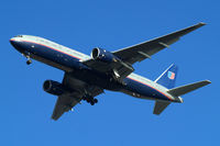 N788UA @ EGLL - 777-222ER [26942] (United Airlines) Home~G 21/01/2011. On approach 27R. - by Ray Barber