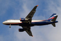 VP-BZQ @ EGLL - Airbus A320-214 [3627] (Aeroflot Russian Airlines) Home~G 18/01/2011. On approach 27R. - by Ray Barber