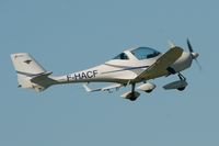 F-HACF @ LFRB - Aquila A210 (AT01), Take off rwy 07R, Brest-Bretagne Airport (LFRB-BES) - by Yves-Q