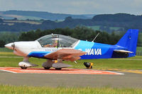 G-WAVA @ EGFF - Wellesbourne Mountford based, Robin, seen at EGFF. - by Derek Flewin