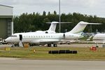 9H-XRS @ EGGW - 2008 Bombardier BD-700 1A10 Global Express, c/n: 9329 at Luton - by Terry Fletcher