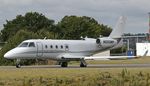 N650MP @ EGGW - Israel Aerospace Industries GULFSTREAM G150, c/n: 289 at Luton - by Terry Fletcher