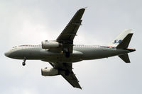 OY-KBO @ EGLL - Airbus A319-131 [2850] (SAS Scandinavian Airlines) Home~G 15/05/2010. On approach 27R in retro scheme.