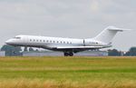 D-AEGV @ LFPG - Global Express landing in CDG - by FerryPNL