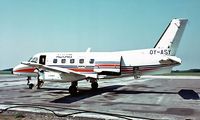 OY-ASY @ EKEB - Embraer EMB-110P1 Bandeirante [110308] (Alkair Flight Operations) Esbjerg~OY 04/06/1982. From a slide.
