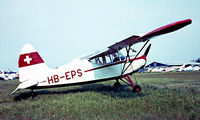 HB-EPS @ EKVJ - S.A.I. KZ VII U-4 Laerke [188] Stauning~OY 05/06/1982. From a slide. - by Ray Barber