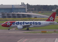 HB-IJW @ EHAM - Taxi to the runway of Schiphol Airport ( in Edelweiss colours) - by Willem Göebel