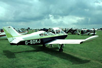 G-BDKJ @ EGTC - K & S SA.102-5 Cavalier [PFA 1589] Cranfield~G 03/07/1982. From a slide. - by Ray Barber