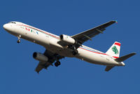 F-ORMF @ EGLL - Airbus A321-231 [1953] (Middle East Airlines) Home~G 31/01/2011. On approach 27R. - by Ray Barber