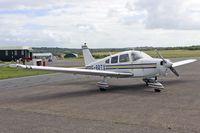 G-BRTX @ EGFH - Newly delivered EGFH resident, Cambrian Flying club, Cherokee Warrior. - by Derek Flewin