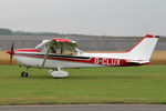 G-CLUX @ EGBR - Reims F172N at The Fly-In & Vintage Air Race, The Real Aeroplane Company, Breighton Airfield, July 2014. - by Malcolm Clarke