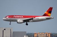 N557AV @ MIA - Avianca A319 - by Florida Metal