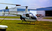 F-GGFC @ LFPL - Robinson R-22 Beta [0822] Lognes~F 17/06/1991 - by Ray Barber