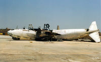 N565 @ LMML - Scanned from print - another view of Dakota N565 ex Conaco at the International Fire Training Centre at Hal Far (disused), Malta. ICAO LMML used for ref/search purposes only. - by Clive Pattle