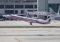 N698CB @ MIA - American Eagle E145 - by Florida Metal