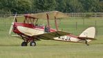 G-AOJK @ EGTH - 3. G-AOJK arriving at The Shuttleworth Collection Flying Proms, Aug. 2014.